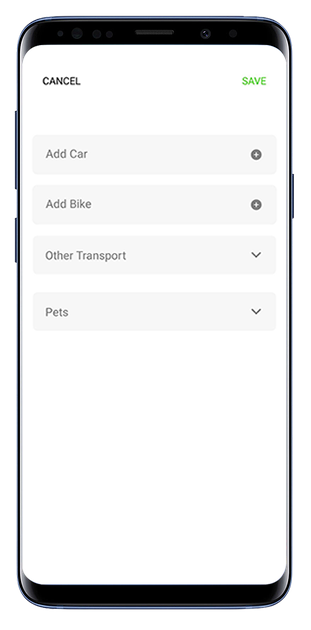 Transport & Pets | Personal Detail :: Uni-versal Extras UVE Artiste App