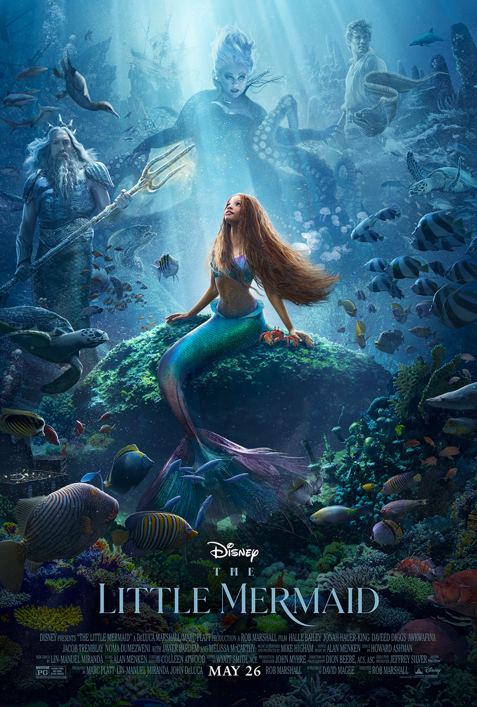 The Little Mermaid (2023) Feature Film Poster :: Uni-versal Extras