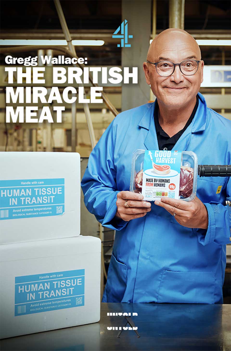Greg Wallace The British Miracle Meat (2023) TV Documentary Poster | Uni-versal Extras