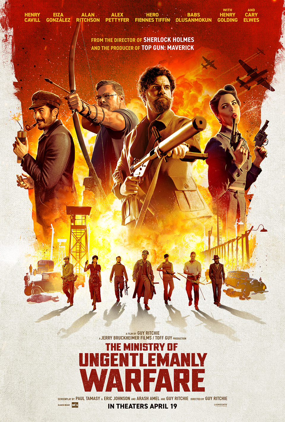 The Ministry of Ungentlemanly Warfare (2024) Feature Film Poster | Uni-versal Extras