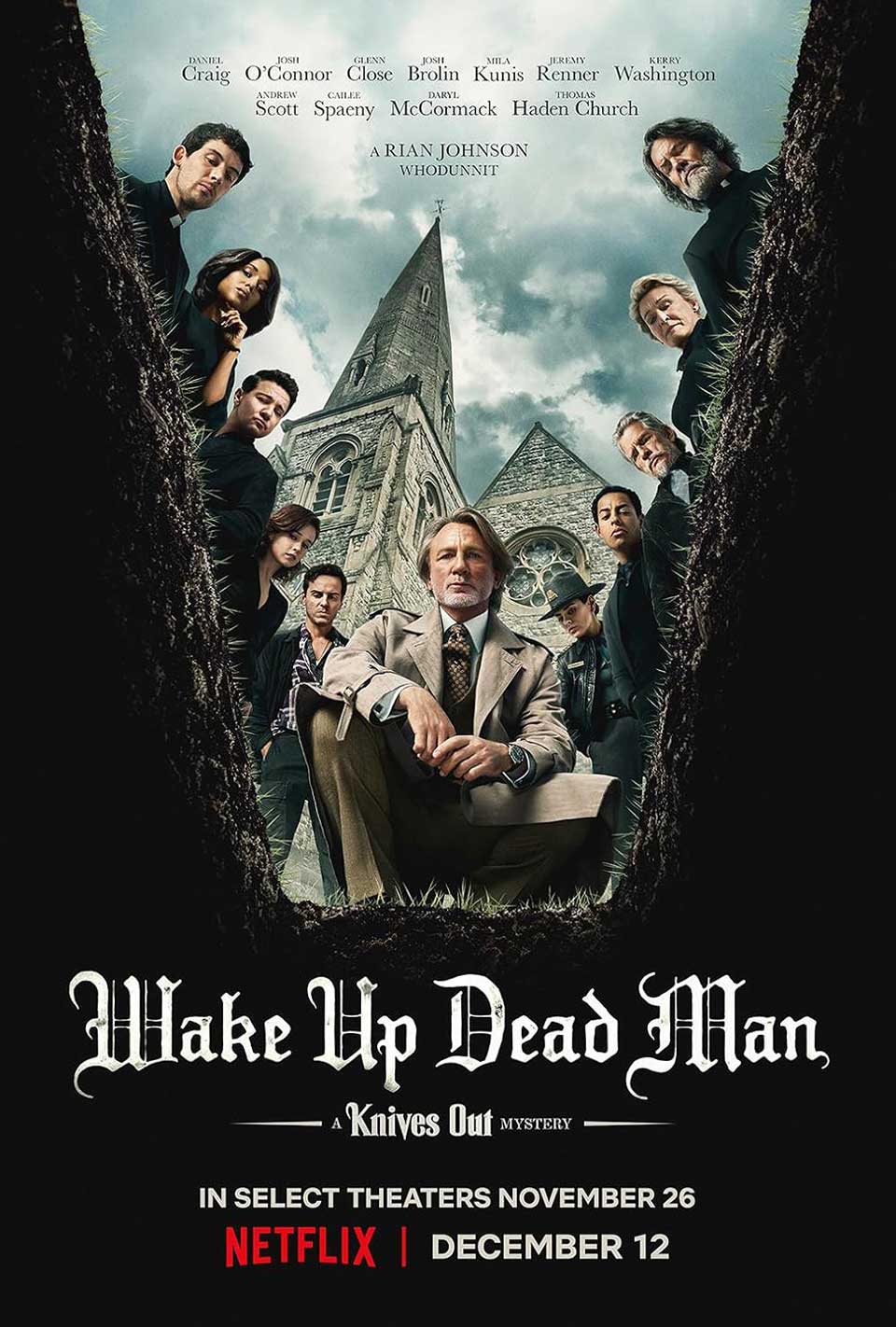 Wake Up Dead Man: A Knives Out Mystery (2025) Feature Film Poster