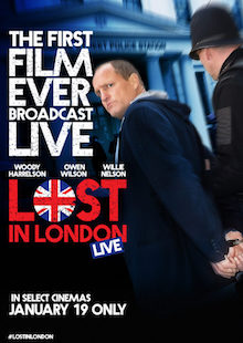Uni-versal Extras supplied casting services for Lost  the first ever feature film to be broadcast live in cinemas.