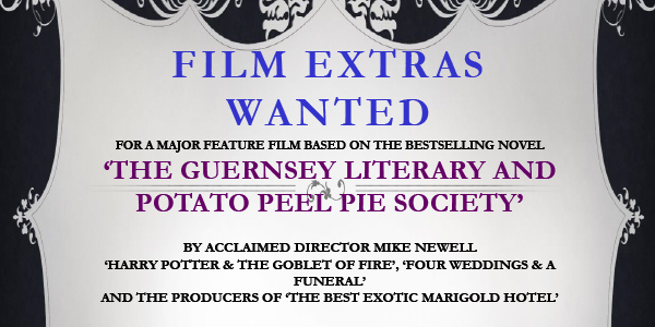 Open casting for The Guernsey Literary & Potato Peel Pie Society in Bideford